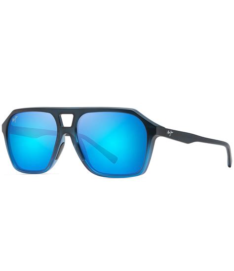 maui jim aviator square sunglasses